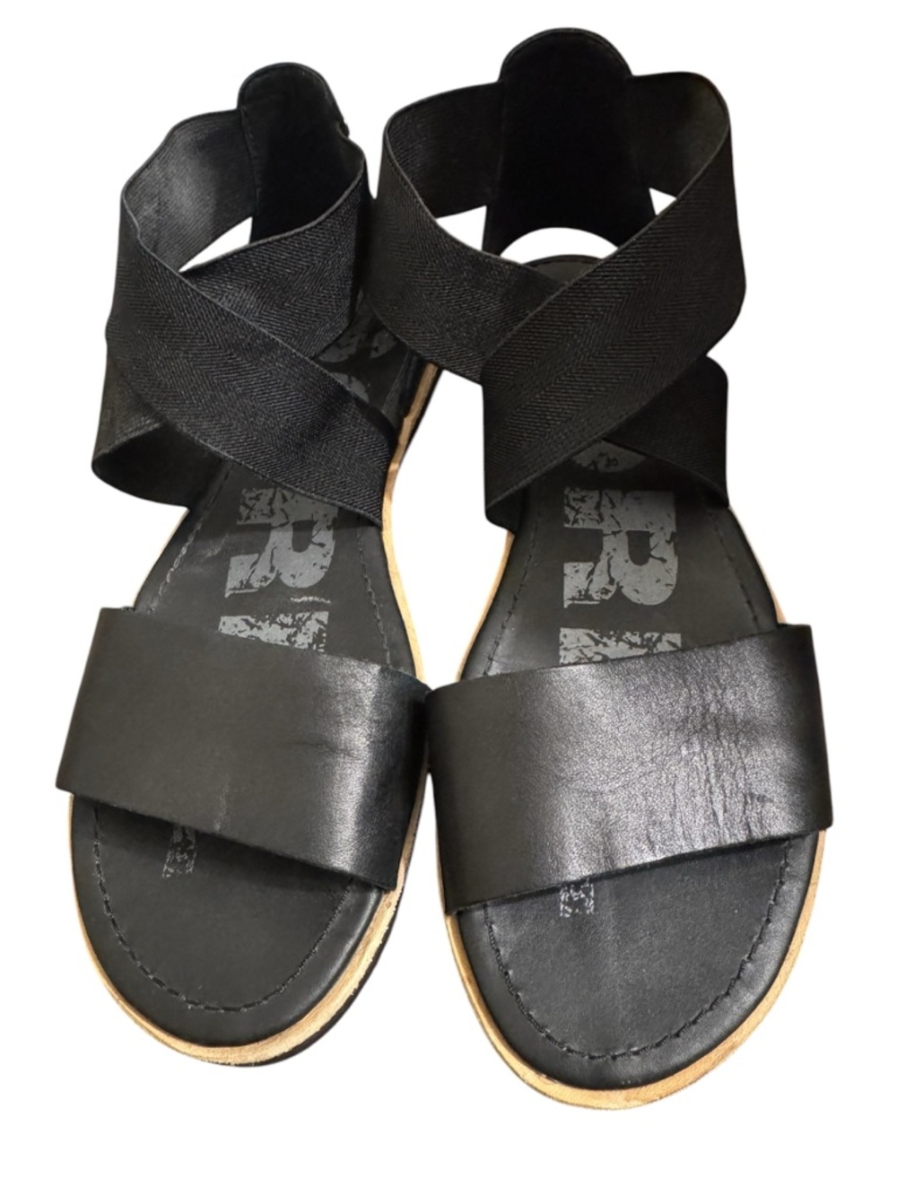 Sorel Black Women Sandals 8.5